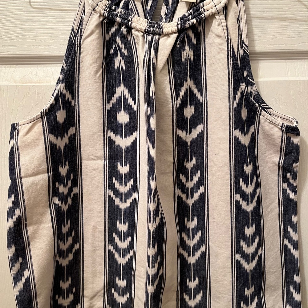 J.Crew Factory ikat print tank top